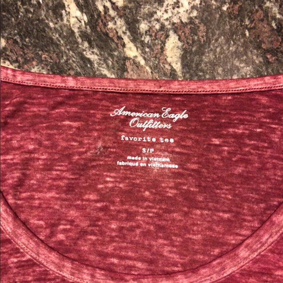 American eagle maroon long sleeve tee shirt 💕 - Picture 4 of 4
